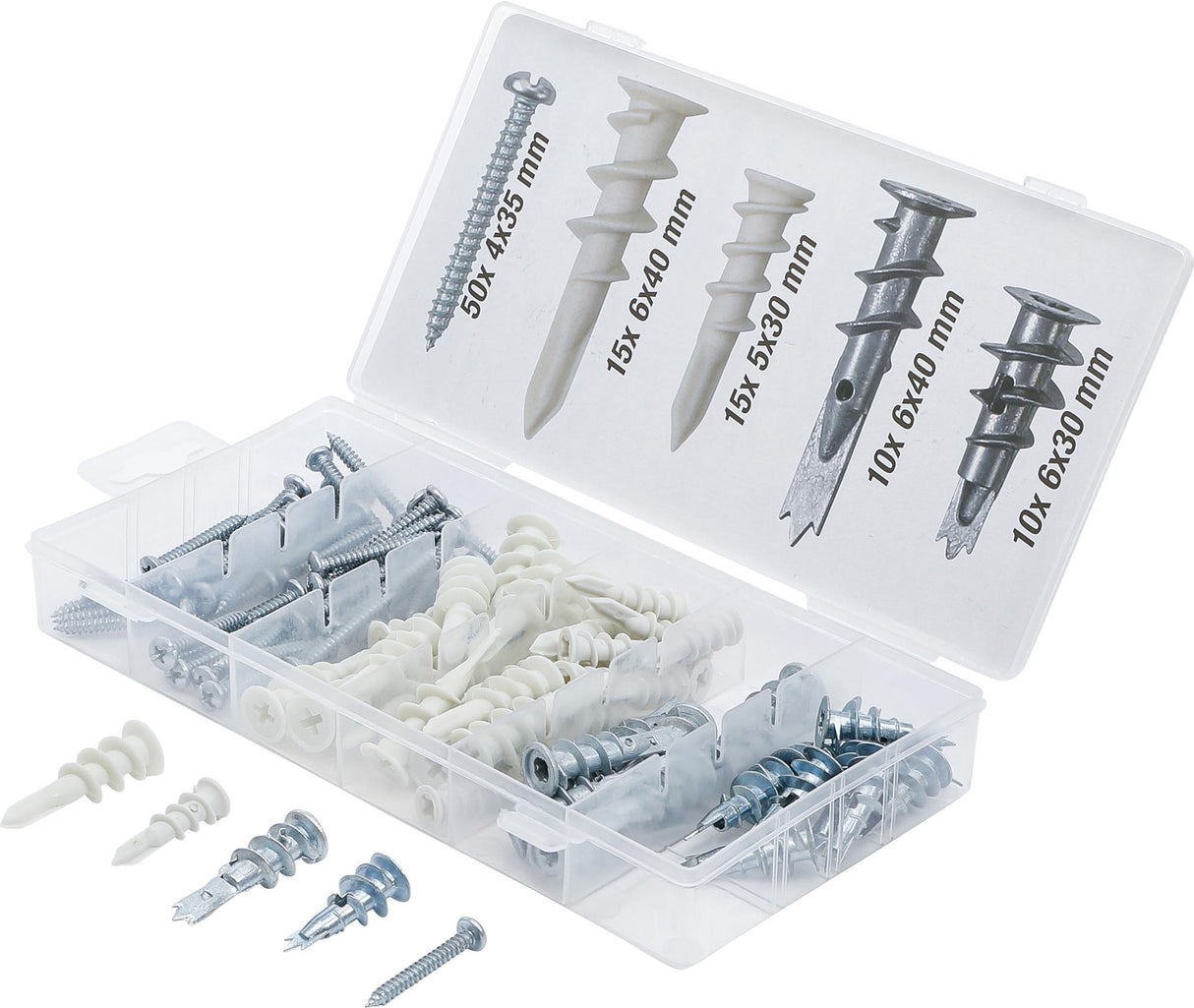 PLASTERBOARD DOWEL ASSORTMENT | 100 PCS. (88200)