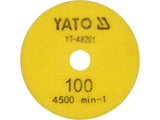 DIAMOND POLISHING DISC 100MM GR.100 (YT-48201)