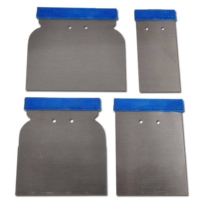 JAPAN SCRAPER SET | SPRING STEEL | 50 / 80 / 100 / 120 MM | 4 PCS. (1636)