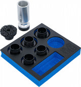 TOOL TRAY 1/6: WHEEL HUB GRINDER SET | FOR STUD BOLTS AND WHEEL NUT BOLTS | 7 PCS. (74449B)