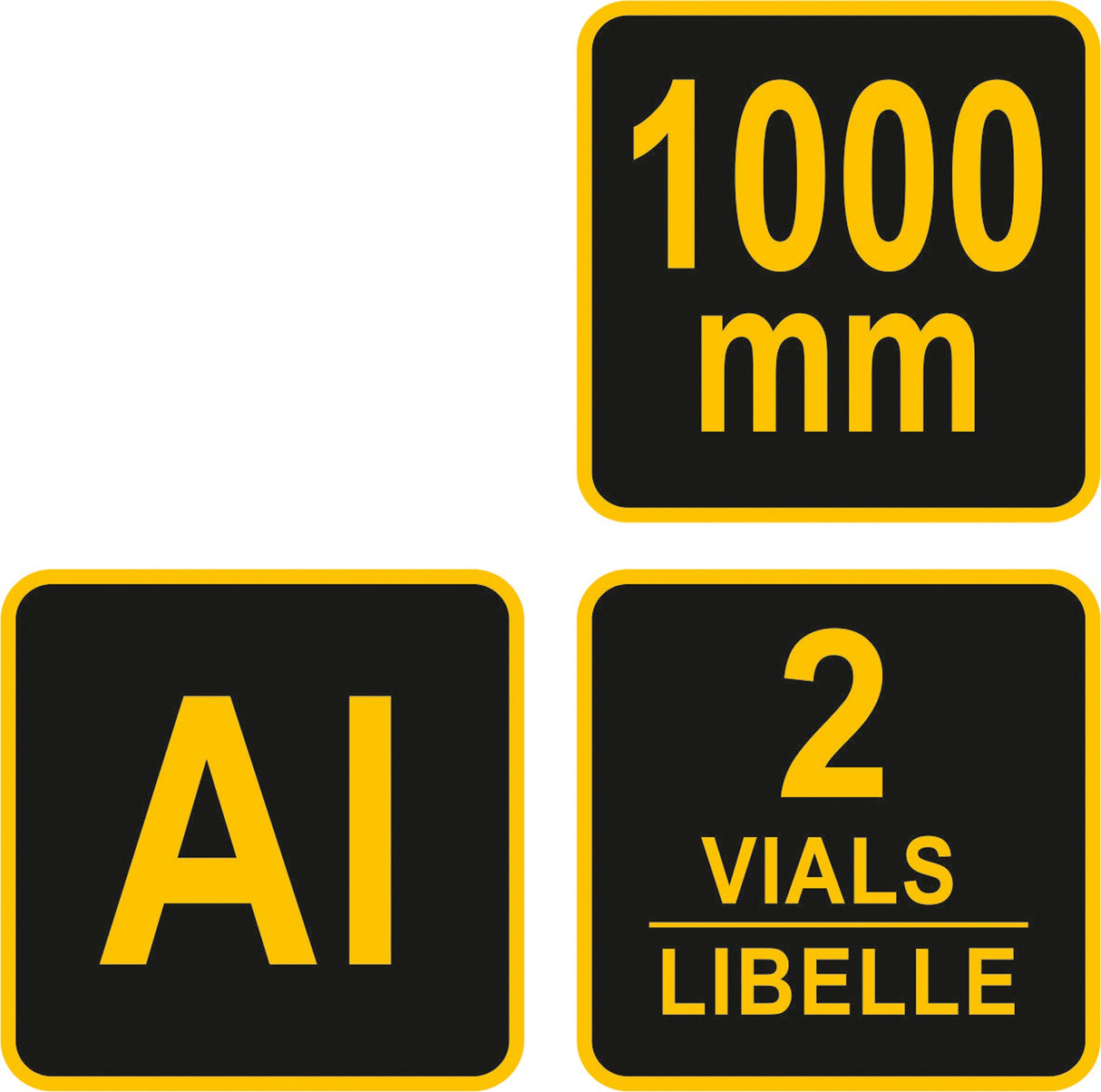 ALUMINIUM RULER 1000 MM (19755)