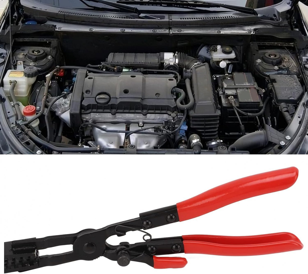 UNIVERSAL HOSE CLAMP PLIERS FOR VARIOUS TYPES | STRAIGHT | 280 MM (HCP28S)