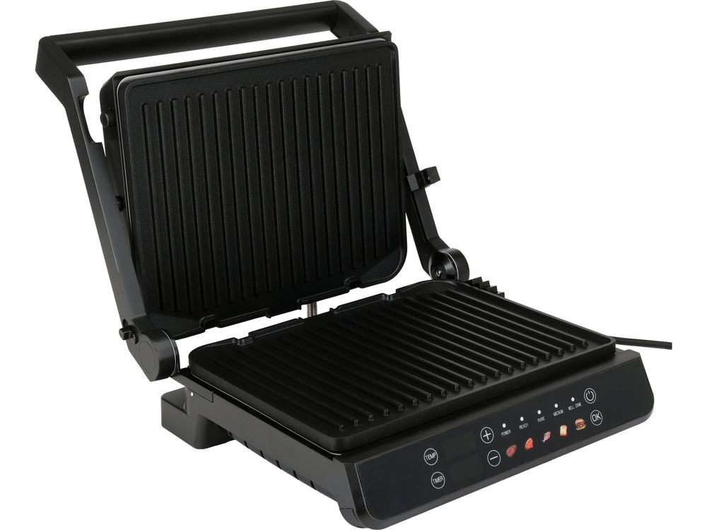 ELECTRIC GRILL, WAFFLE MAKER 2IN1 2000W, LED CONTROL PANEL (67440)