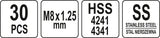THREAD REPAIR SET M8X1,25 (YT-17633)