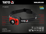 HEADLAMP 600LM RECHARG.,MOTION DETECTOR (YT-085941)