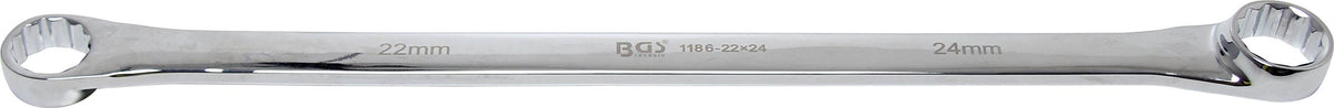 DOUBLE RING SPANNER | LONG TYPE | 22X24 MM (1186-22X24)