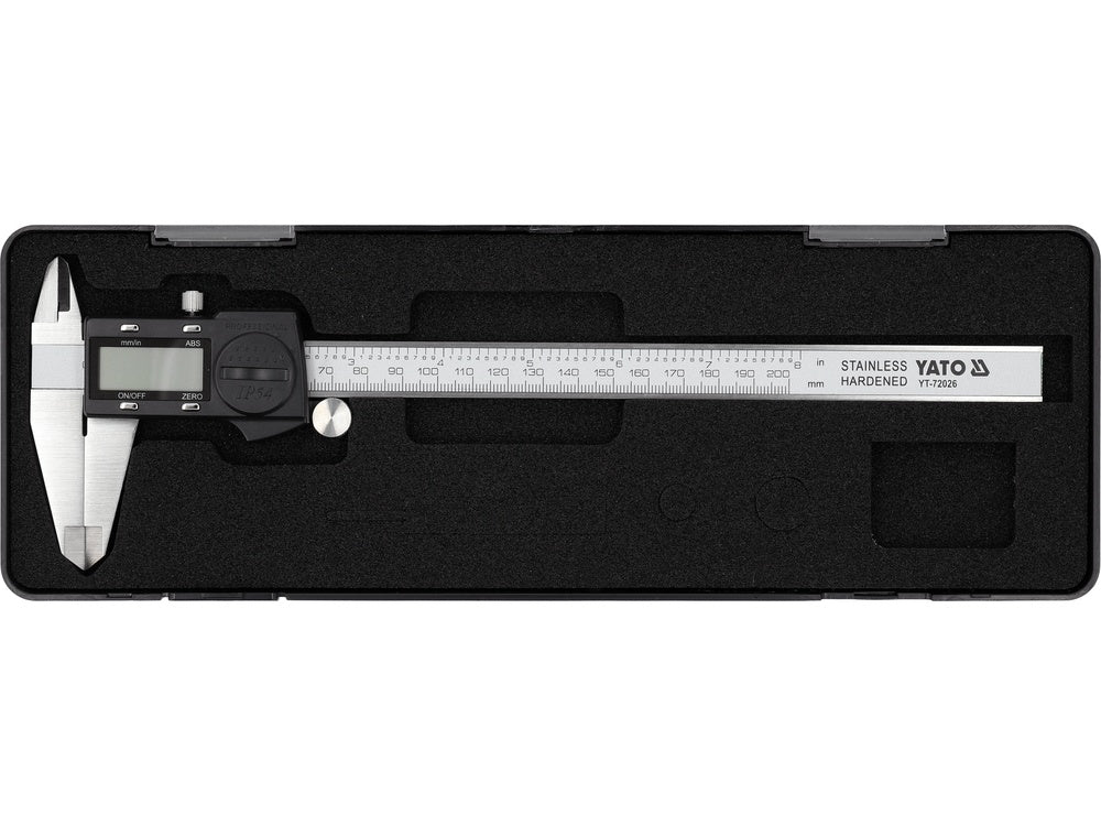DIGITAL CALIPER | 200 MM | WATERPROOF | 2.4" DISPLAY (YT-72026)