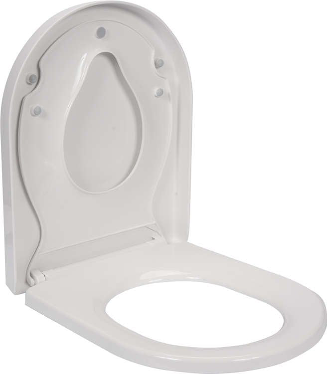 TOILET SEAT 2IN1 PP-D SOFT CLOSE (75472)