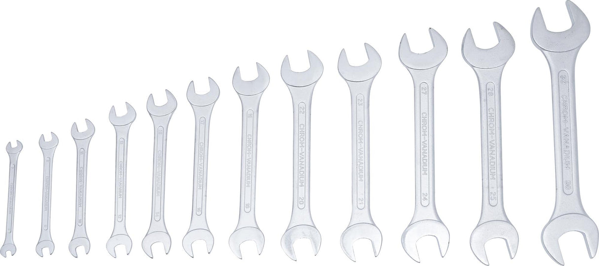 DOUBLE OPEN END SPANNER SET | 6 X 7 - 30 X 32 MM | 12 PCS. (1233)