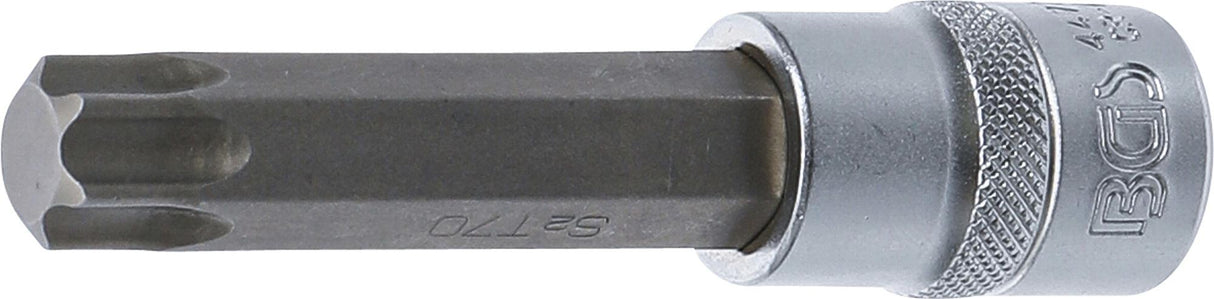 BIT SOCKET | LENGTH 100 MM | 12.5 MM (1/2") DRIVE | T-STAR (FOR TORX) T70 (4477)