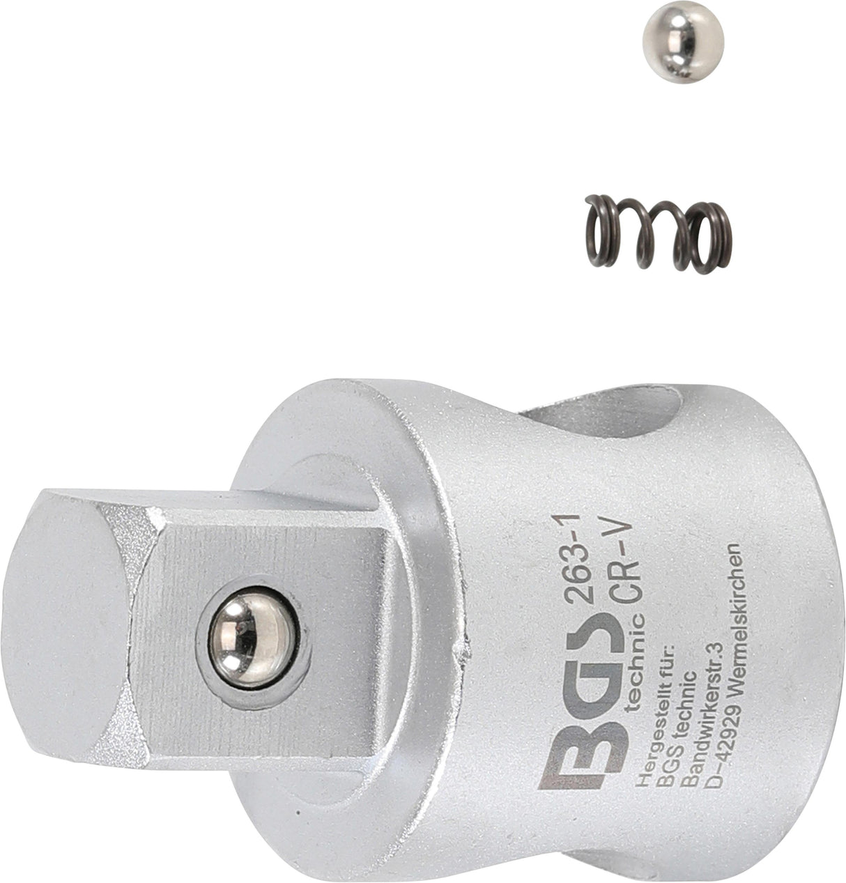 SLIDING ADAPTOR FOR EXTENSION BARS | EXTERNAL SQUARE 20 MM (3/4") (263-1)