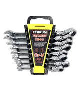 RATCHET WRENCH SET | FLEX HEAD | 8-19 MM | 8 PCS. (SK5308)