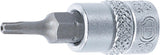 BIT SOCKET | 6.3 MM (1/4") DRIVE | T-STAR TAMPERPROOF (FOR TORX) T10 (2357)