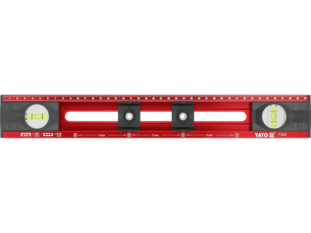 SPIRIT LEVEL 400 MM FOR ELECTRICTIANS (YT-30327)