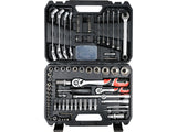 93 PCS DRIVE SOCKETS SET 1/4" 1/2" (YT-38784)