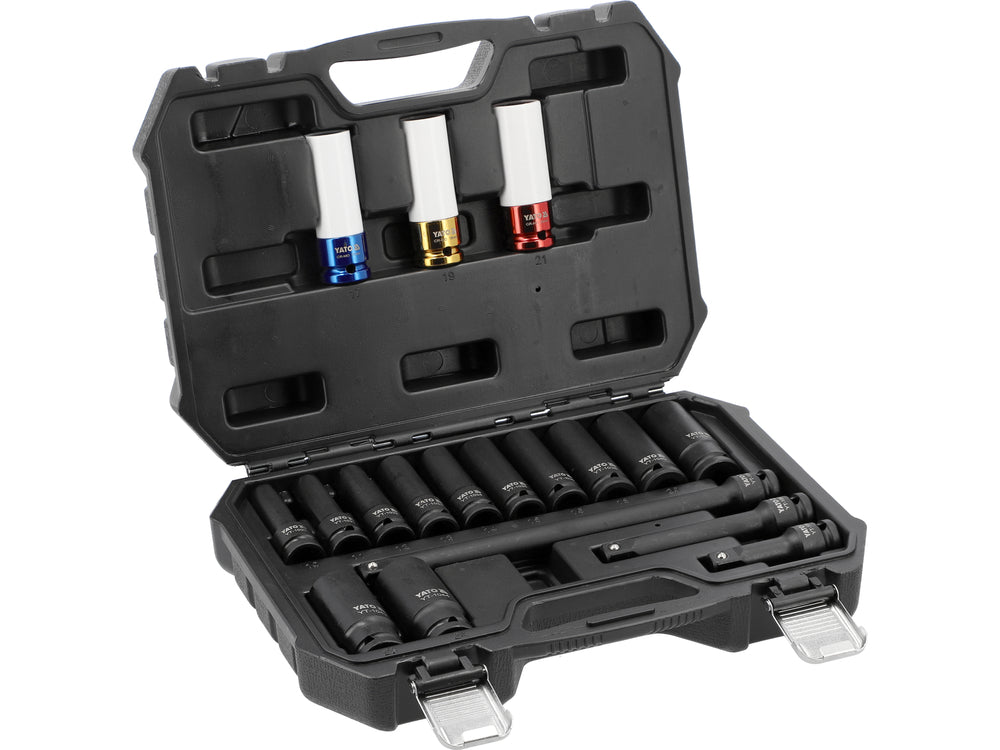 IMPACT SOCKET SET 1/2" (YT-10566)