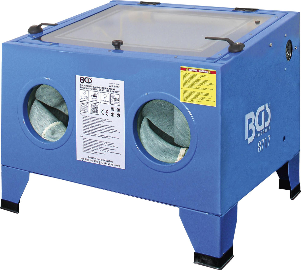 PNEUMATIC SAND BLASTING CABINET (8717)
