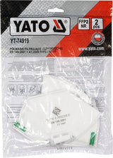 DISPOSABLE DUST MASKS FFP2/P 2PCS (YT-74919)