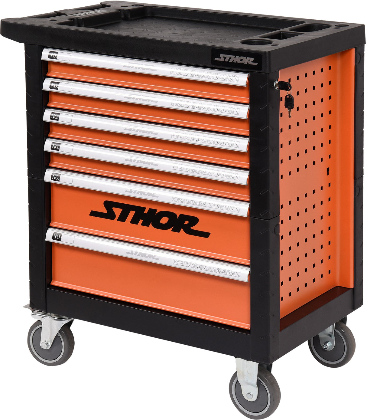 6 DRAWERS ROLLER CABINET W/TOOL INSERT (58550)