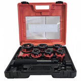 PIPE THREADING SET | PROFI | WITH RATCHET | 6 PCS. (EQ-7516)
