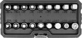 OIL DRAIN SOCKETS SET 18 PCS (YT-05991)