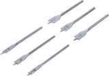 FLAT MILLING DRILL SET | 10 - 25 MM | 6 PCS. (50796)