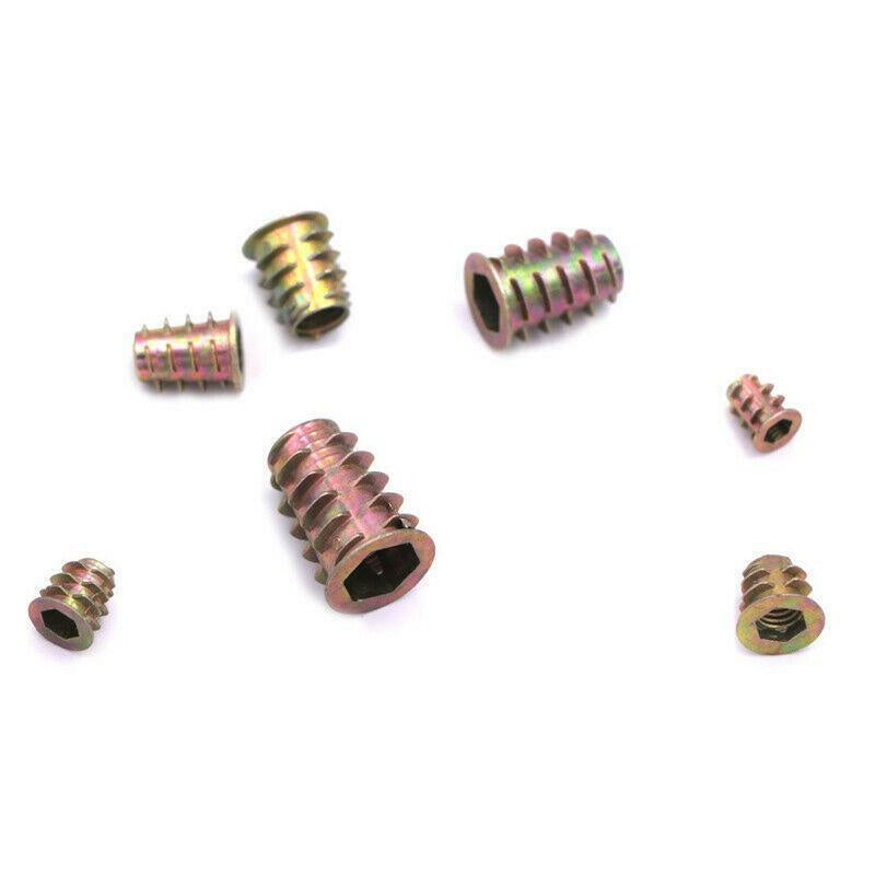 STEEL THREADED INSERTS FOR WOODEN FURNITURE | 100 PCS. (TS100K)
