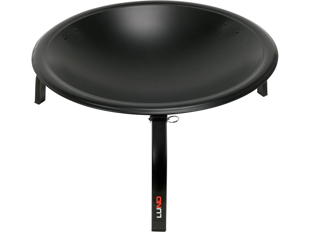 STEEL FIRE PIT WITH FOLDING LEGS 56X39CM (99912)