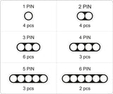 SUPERSEAL CONNECTORS ASSORTMENT 424 PCS (YT-06869)