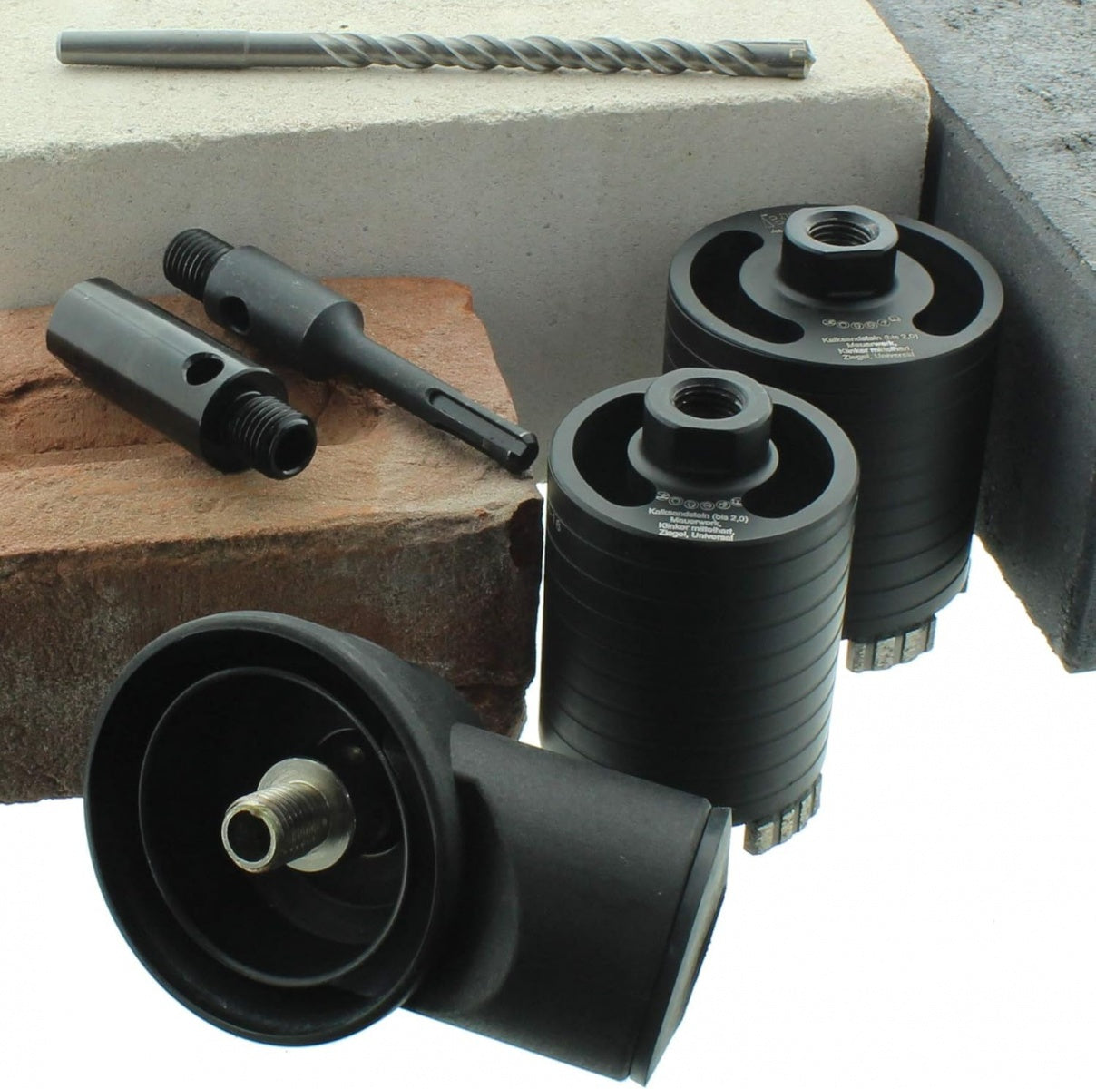 DIAMOND CORE DRILL BIT SET | SDS | 68 - 82 MM | DUST EXTRACTION (SR001)