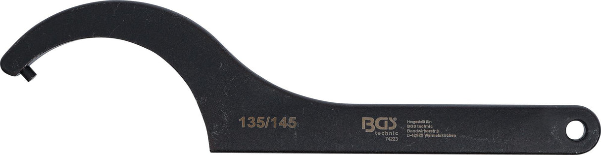HOOK WRENCH WITH PIN | 135 - 145 MM (74223B)