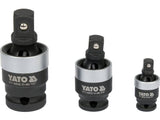 IMPACT UNIWER JOINT SET 1/4', 3/8", 1/2" (YT-10642)