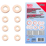 INJECTOR COPPER RING ASSORTMENT | 150 PCS. (8120)