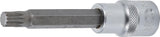 BIT SOCKET | LENGTH 100 MM | 12.5 MM (1/2") DRIVE | SPLINE (FOR XZN) | M9 (5184-M9)