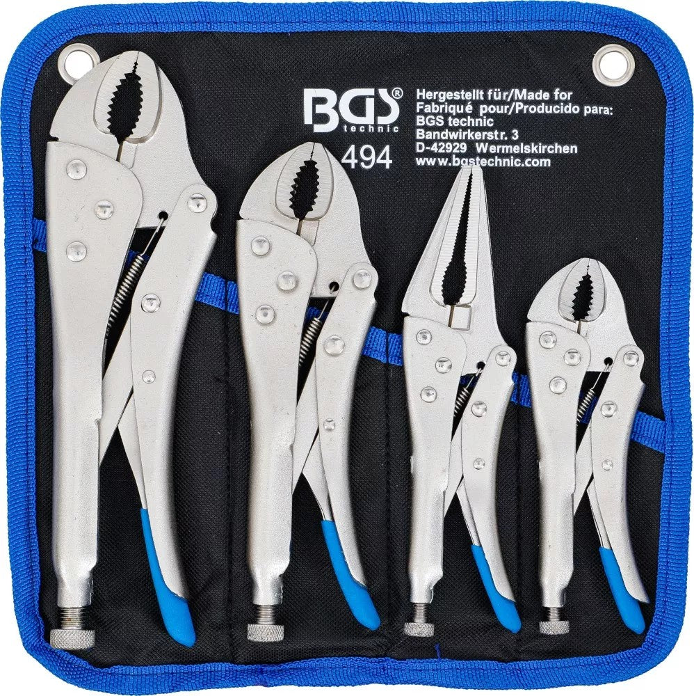 LOCKING GRIP PLIERS SET | 4 PCS. (494)