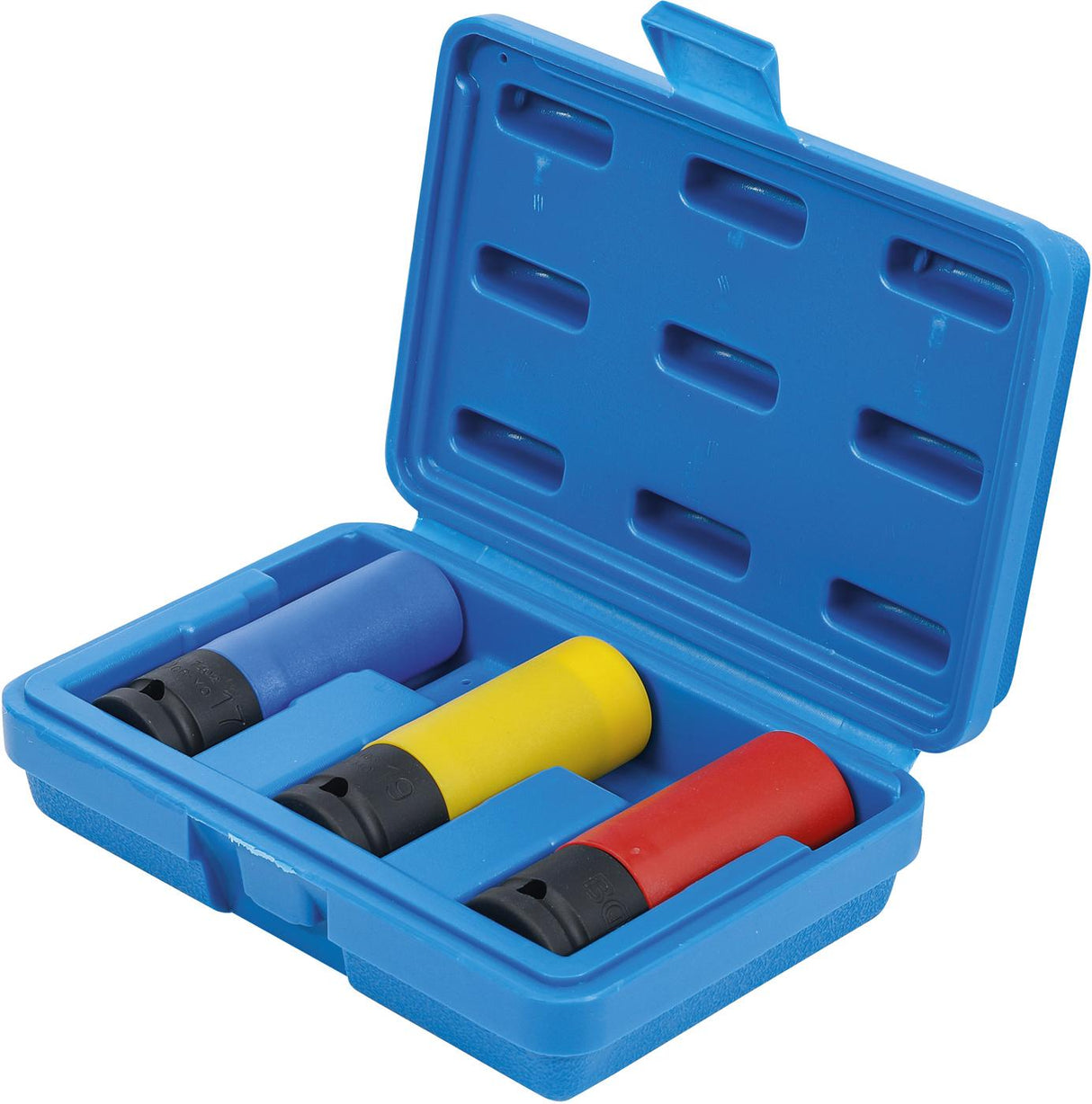 PROTECTIVE IMPACT SOCKET SET | ULTRA SLIM | 12.5 MM (1/2") DRIVE | 17 / 19 / 21 MM | 3 PCS. (7500)