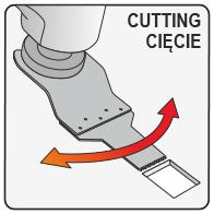 PLUNGE CUTTING SAW BLADE FOR MULTITOOL (YT-34686)