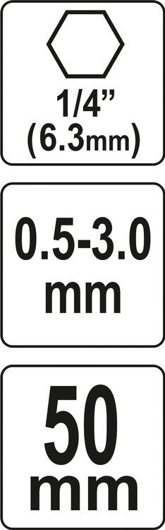 KEYLESS CHUCK SNAP-OUT 0.5-3.0MM HEX (YT-04644)