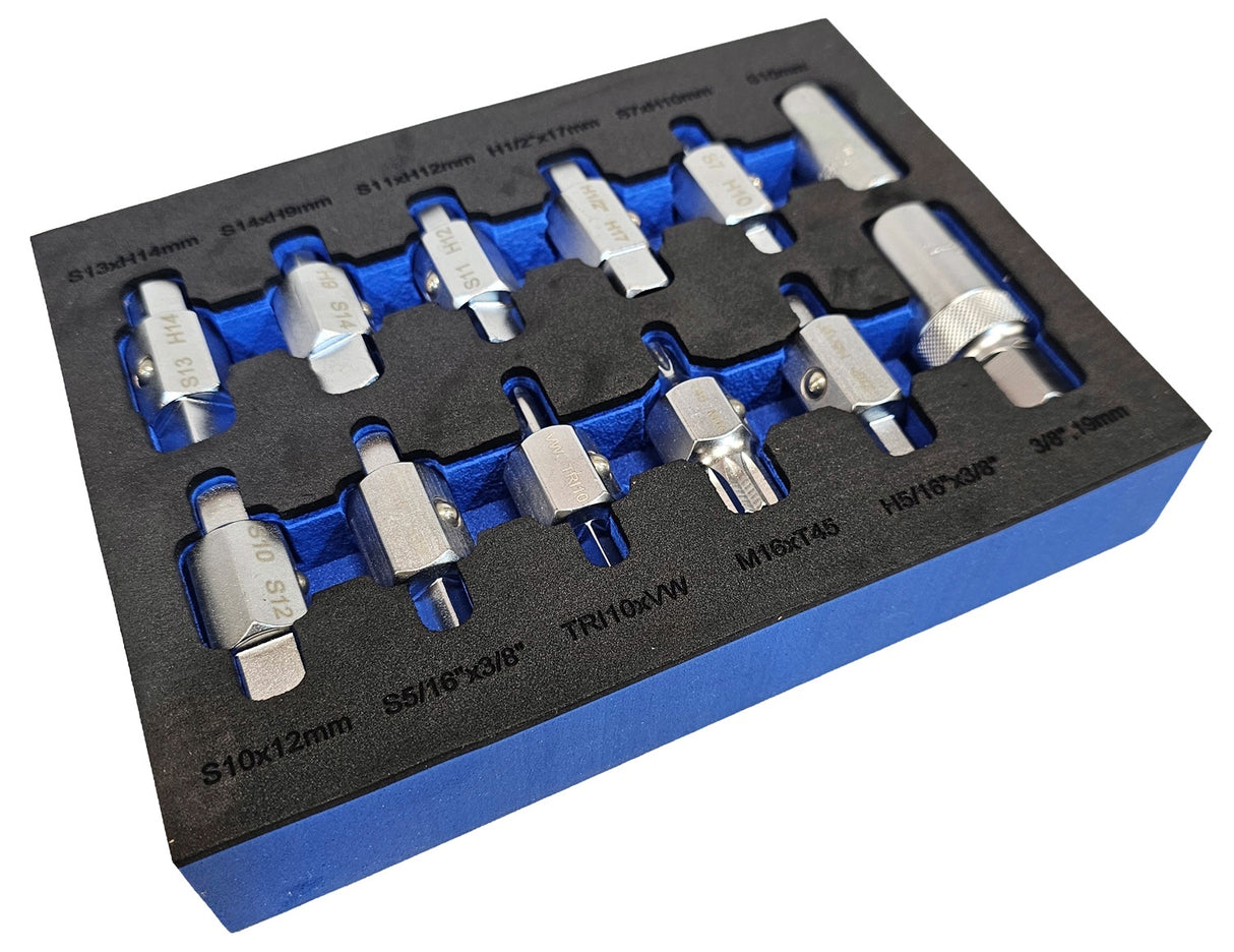 OIL DRAIN BIT SET | 12.5 MM (1/2") | 12 PCS. (SK12M)