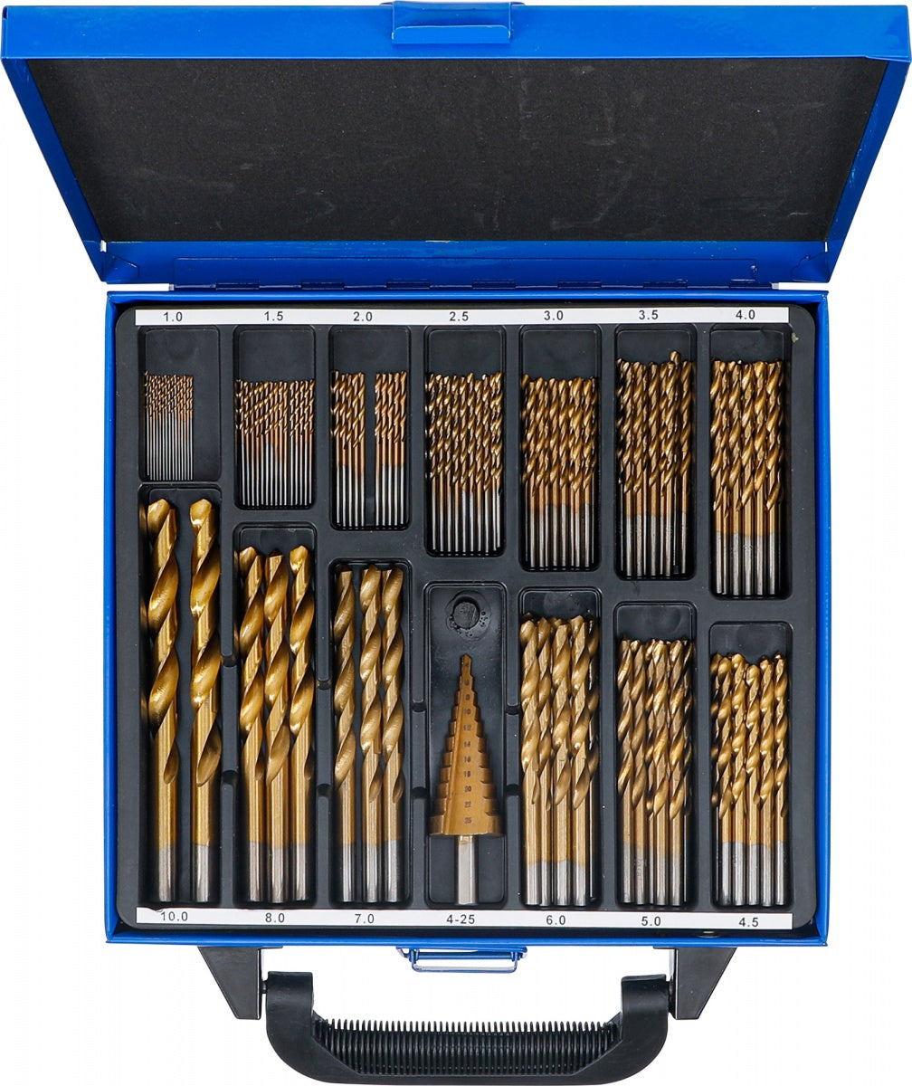 TWIST & STEP DRILL SET | HSS | TITANIUM NITRATED | 1 - 10 MM | 119 PCS. (2009)