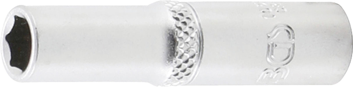 SOCKET, HEXAGON, DEEP | 6.3 MM (1/4") DRIVE | 7 MM (10507)