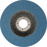 FLAP GRINDING DISC CONVEX SHAPE BLUE 125 MM P80 INOX (YT-83334)