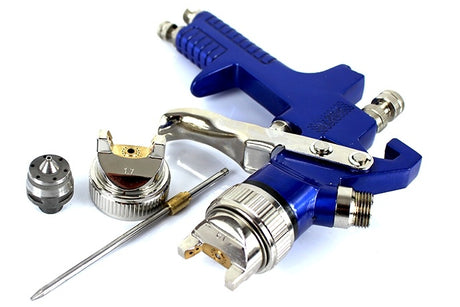 PAINT SPRAY GUN | HVLP | 600 CM³ | Ø 1.4 MM / Ø 1.7 MM | SET 3 IN 1 (H827-SET)