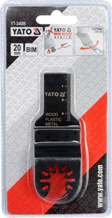 PLUNGE CUTTING SAW BLADE FOR MULTITOOL (YT-34686)