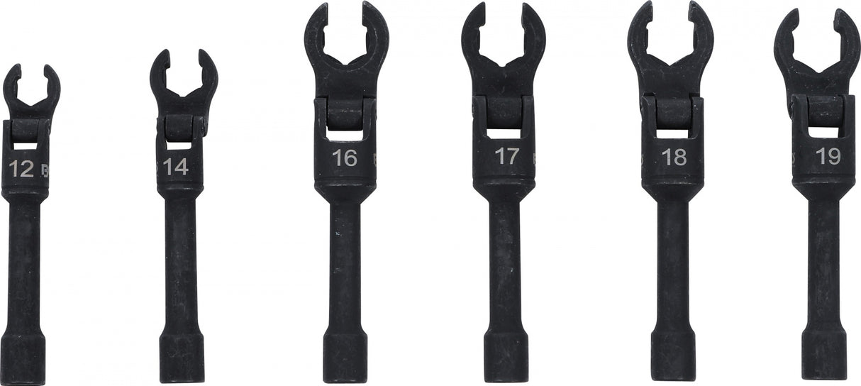 CROWFOOT SPANNER SET | 10 MM (3/8") DRIVE | WITH JOINT | 6 PCS. (74302)