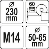 DUST GUARD FOR CUTTING 230MM (YT-82990)