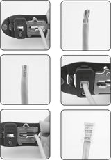 PLIERS FOR NETWORK CONNECTORS | 4P-6P-8P (YT-2242)