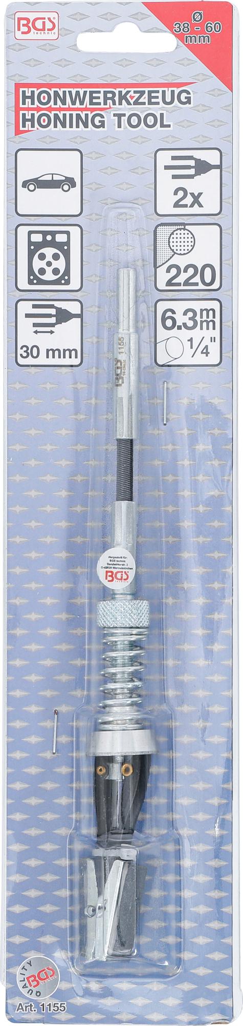 HONING TOOL, 2-ARM | Ø 38 - 60 MM | 30 MM JAWS (1155)