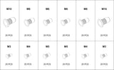 300 PCS M3-M10 MIX THRE ALU&STE RIV NUT (YT-36480)