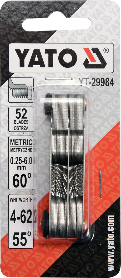 SCREW PITCH GAUGES METRIC AND WHITWORTH (YT-29984)